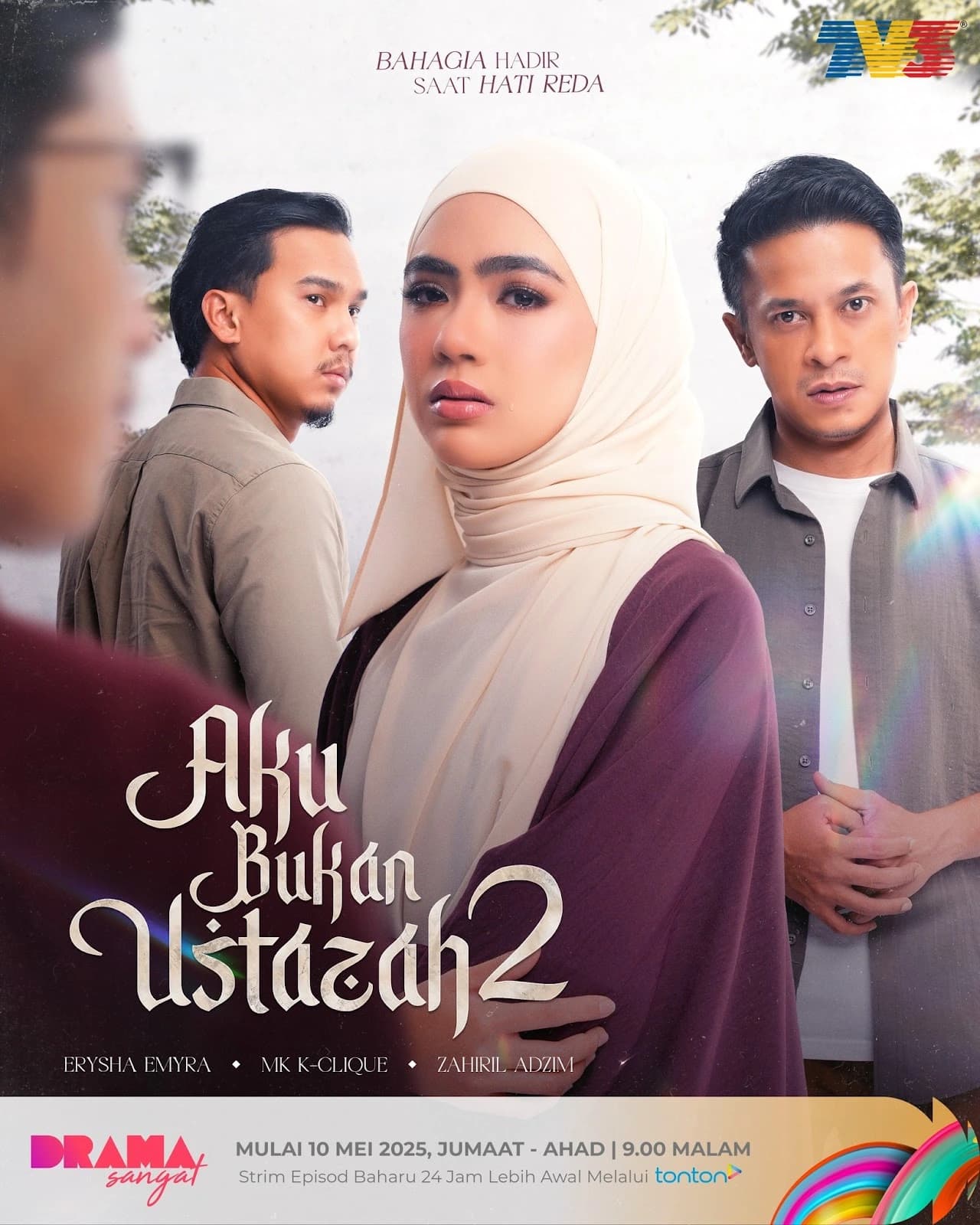 Poster drama melayu Aku Bukan Ustazah 2